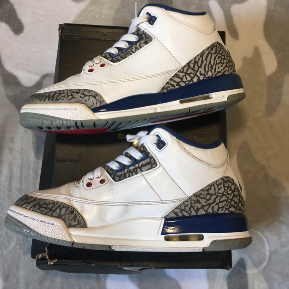 Jordan Retro 3 True Blue (Sold) - Picture 3 of 4